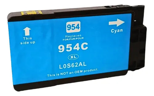 TINTA COMPATIBLE CON HP 954 XL CYAN