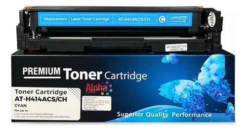 TONER COMP CON 414A CYAN CON CHIP