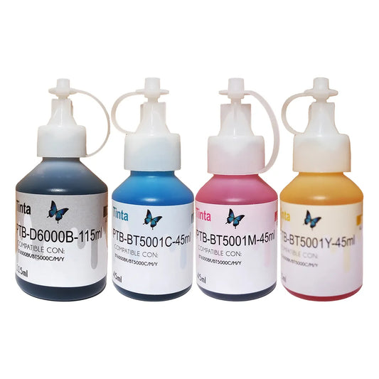 TINTA COMPATIBLE BROTHER BT5001  45ML CYAN
